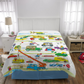 Richard Scarry's Busy World Book Kids Reversible Comforter, Twin/Full