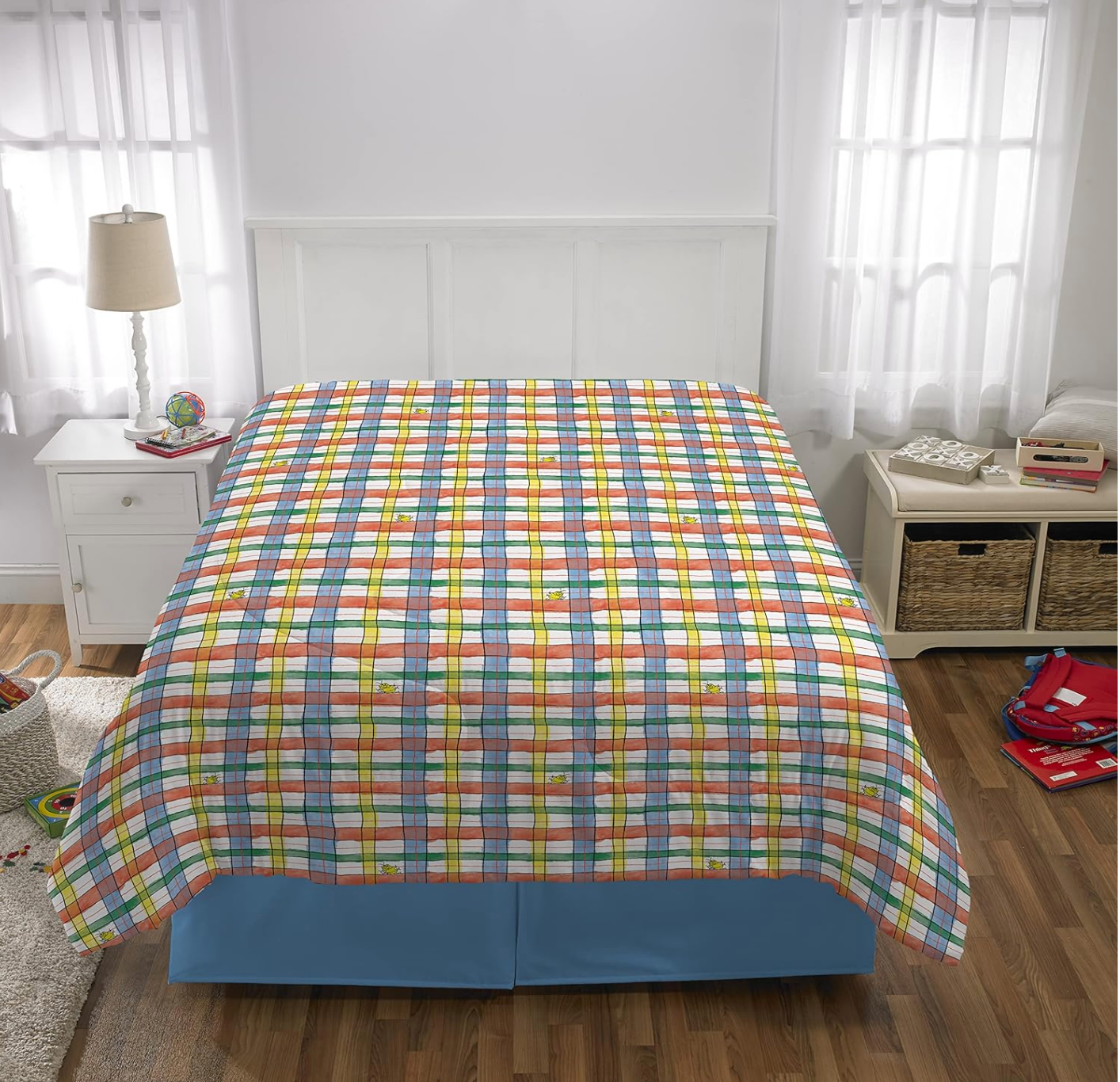 Richard Scarry's Busy World Book Kids Reversible Comforter, Twin/Full