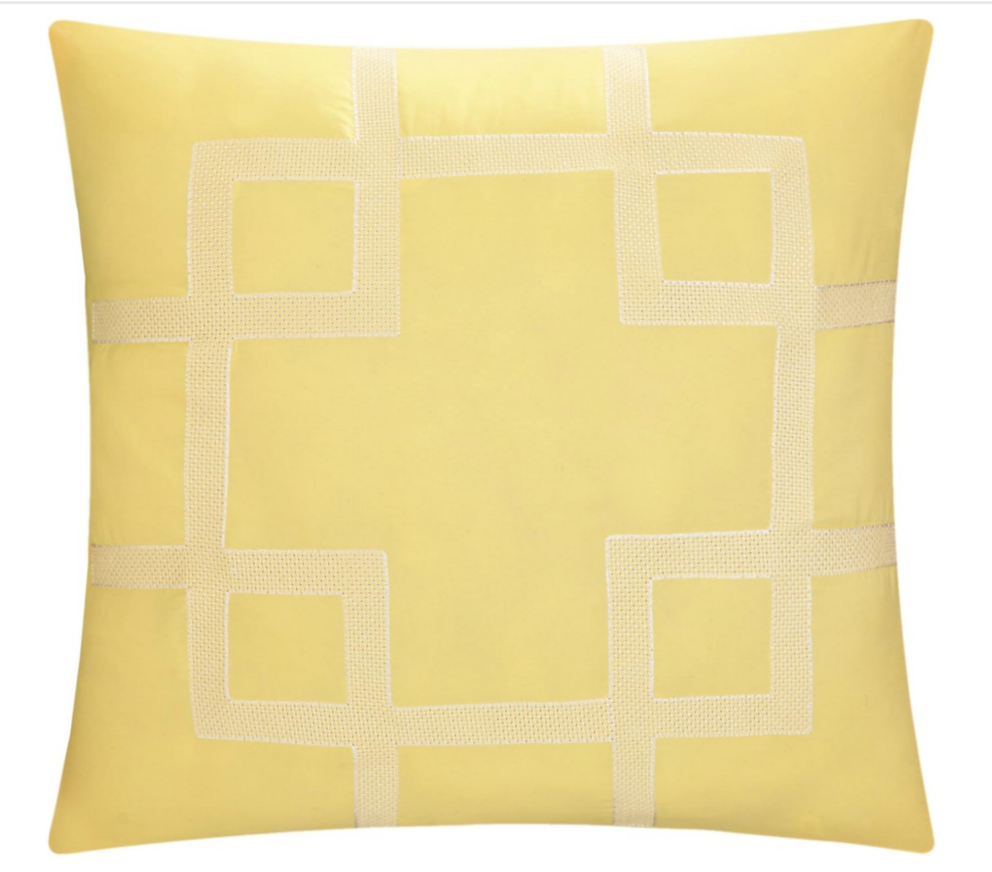 Reversible Yellow Twin Size (3 Piece) Bedding Quilt, Pillow Sham and Decorative Pillow