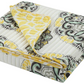 Reversible Yellow Twin Size (3 Piece) Bedding Quilt, Pillow Sham and Decorative Pillow