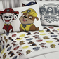 Paw Patrol Twin Size Sheet Set 3 Pieces Kids Set  "Best Boys"