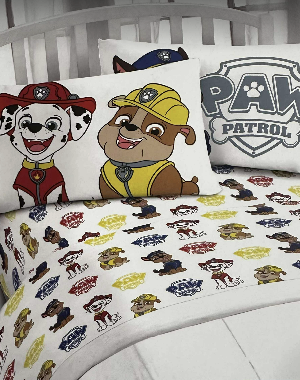 Paw Patrol Twin Size Sheet Set 3 Pieces Kids Set  "Best Boys"
