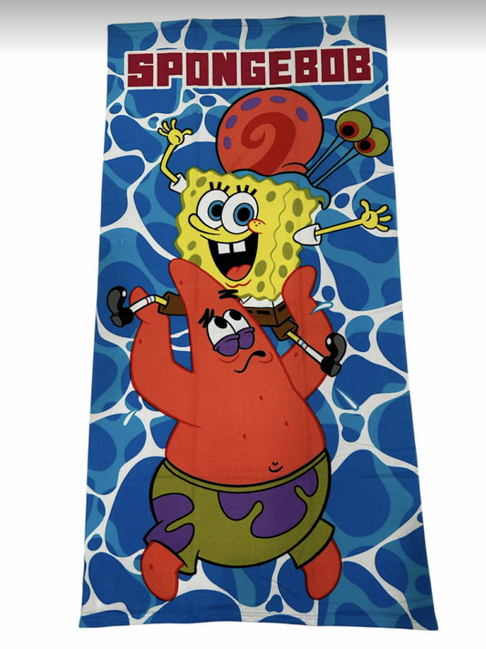 Spongebob Bikini Bottom Microfiber Pool Bath Beach Towel 27"x54"