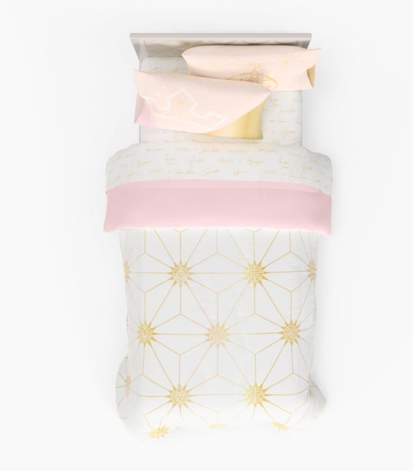 Jay Franco Disney Princess Icons Bedding Comforter and Sheet Set, Twin