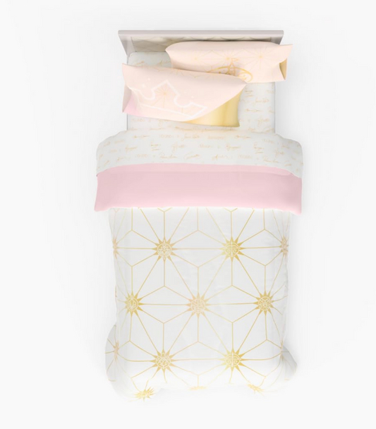 Jay Franco Disney Princess Icons Bedding Comforter and Sheet Set, Twin