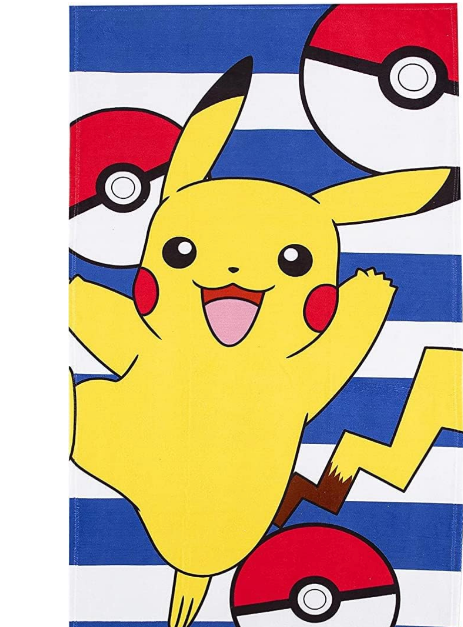 Pokemon Pikachu  27"x54" Polyester Microfiber Pool Bath Beach Towel