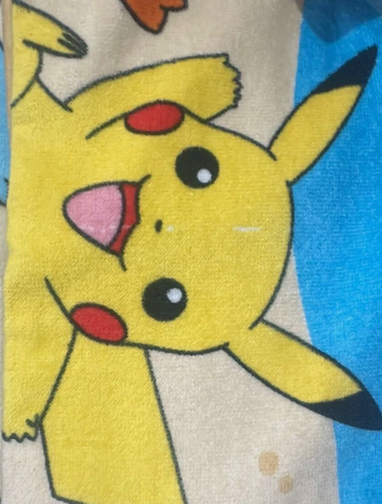Pokemon "Beach Plays" 100% Cotton Beach Towel 28"x58"