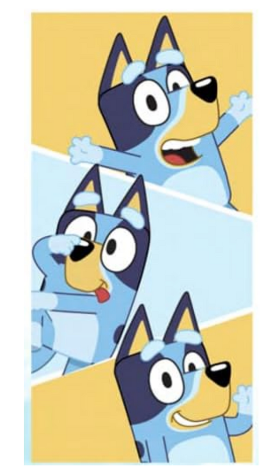 Bluey 27"x54" Polyester Microfiber Pool Bath Beach Towel