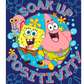 SpongeBob Extra Soft Plush 60"x80" Twin Size Blanket "Soak Up Positivity"