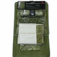 18 Piece Bath Rugs,  Shower Curtain, Hooks, Towel Set Sage Green