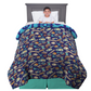 2 pcs Scooby Doo Reversible Twin Full Comforter and Pillow Sham Set
