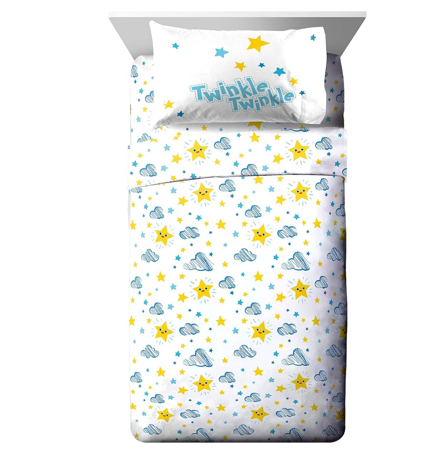 CoComelon Little Star 7 Piece Full Size Bedding Comforter Set