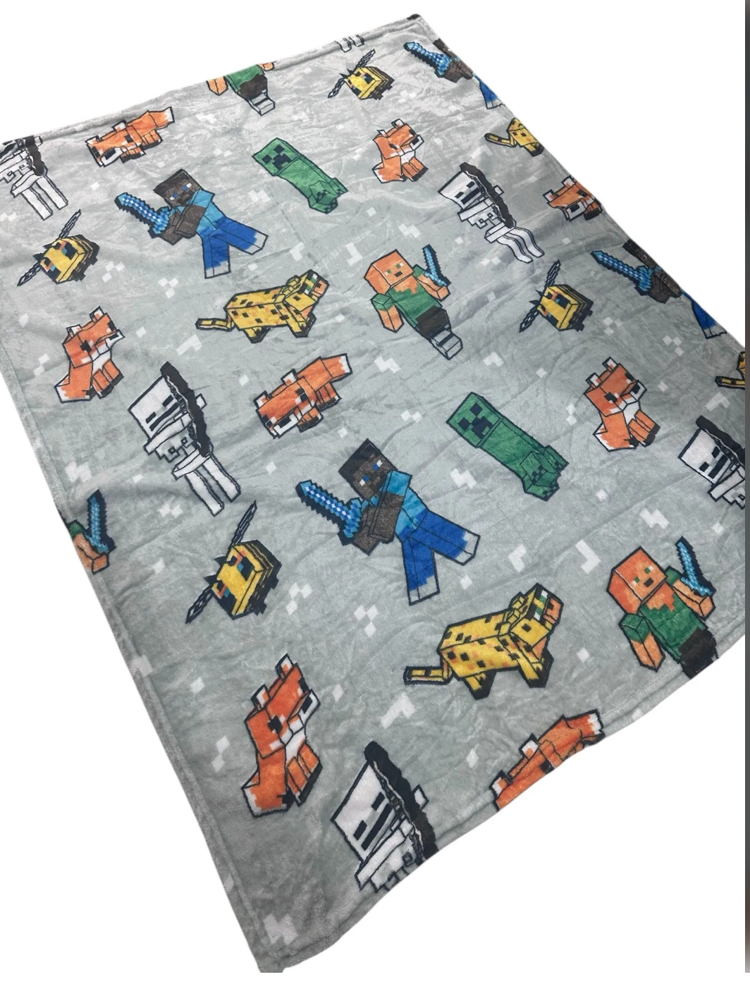Minecraft Soft Silky Touch Fleece Throw Blanket 40"x50" BB