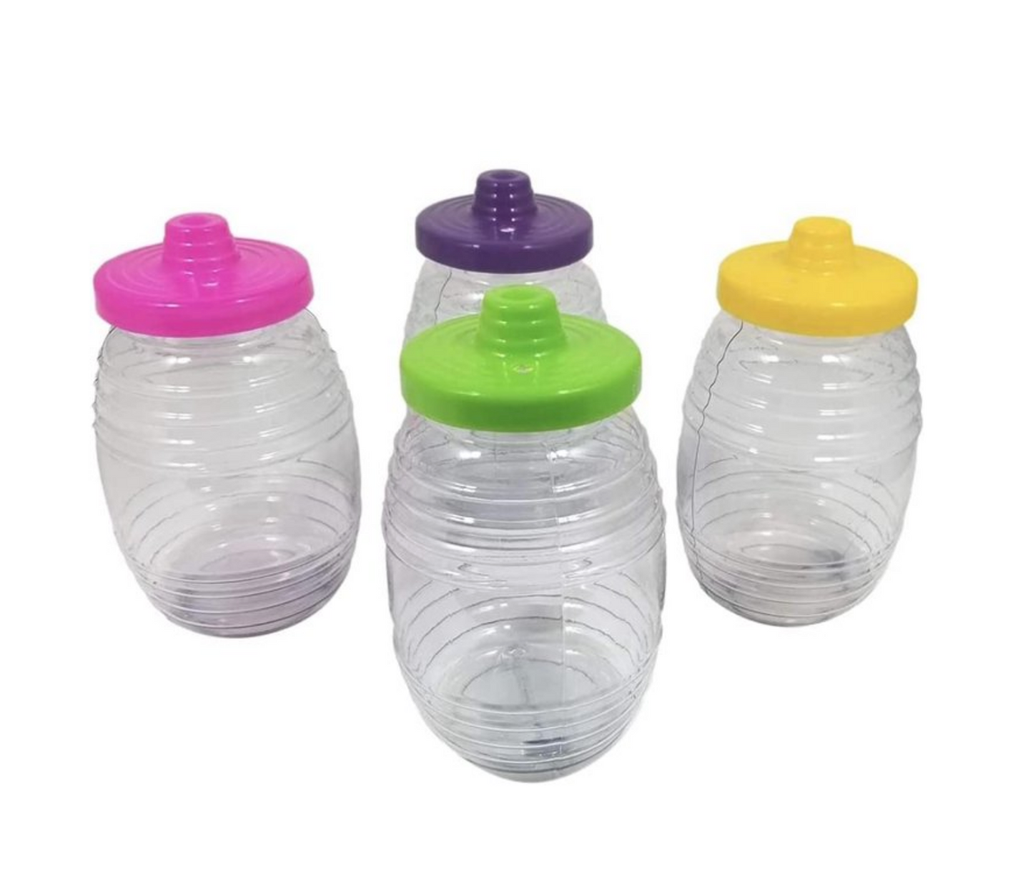 Mexican Style 16 oz Mini Plastic Barrel with Straw & Lid Traditional Vitroleros 6pcs