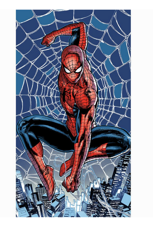 Beach Towel Comic Web" Spiderman 40"x72" Oversize Kids Towel