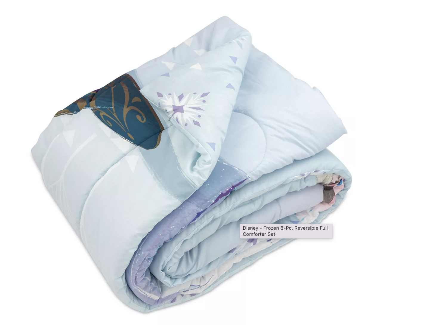 8 Pieces Frozen II Full Size Comforter Bedding Set