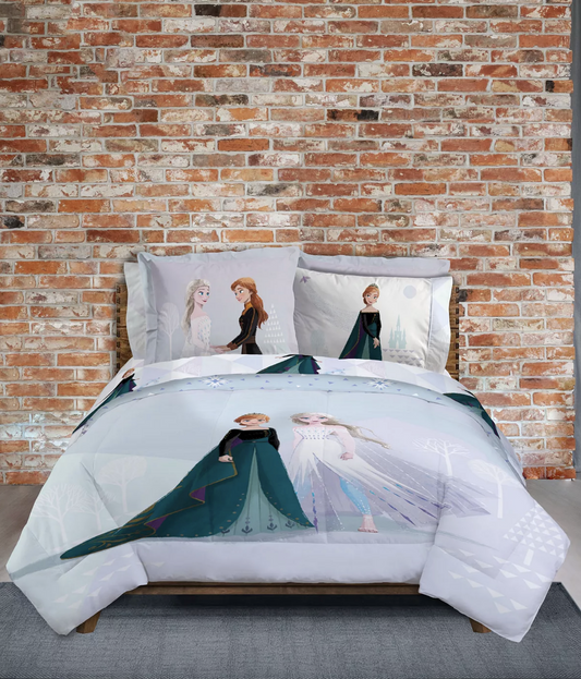 8 Pieces Frozen II Full Size Comforter Bedding Set