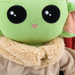 Star Wars Baby Yoda Doll Hugger & 40"x50" Fleece Throw Blanket & Body Pillow