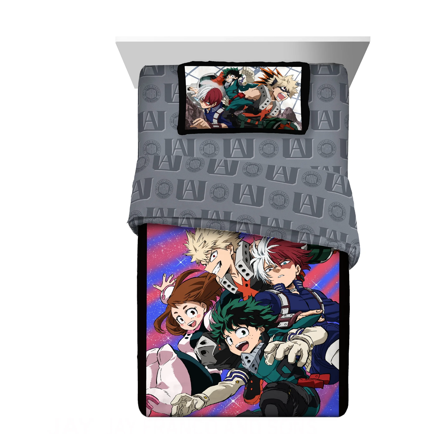 My Hero Academia Kids Twin Bed in a Bag, Comforter and Sheets