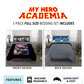 Jay Franco My Hero Academia Anime Full Comforter Set - 5 Piece Bedding Includes Sheet Set & Pillowcases