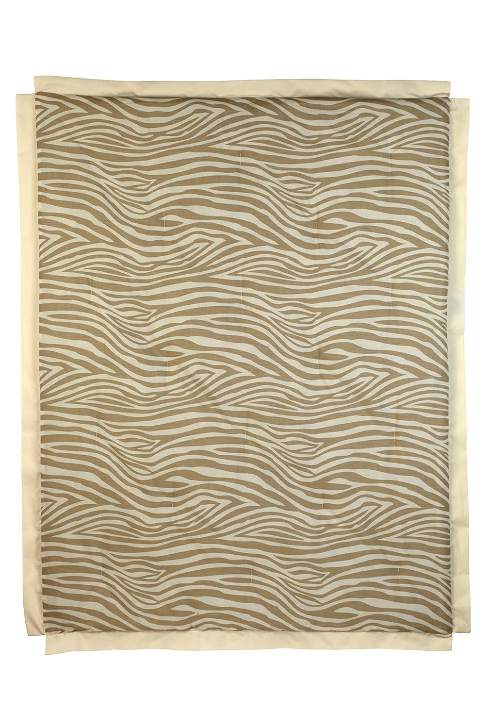 Zahara Brown Geometric Elephants 3 Pieces Newborn Crib Bedding Set By Sadie & Scout