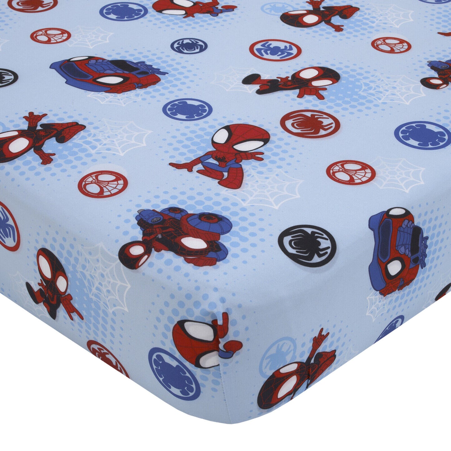 Marvel Spiderman Amazing Friends "Spidey Time" 4-piece Toddler Bedding Comforter Set