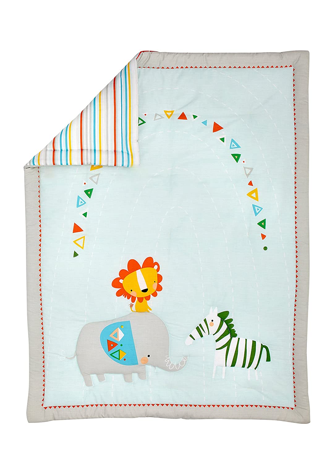 Zutano Elephant Juba 5 Piece Crib Bedding Set