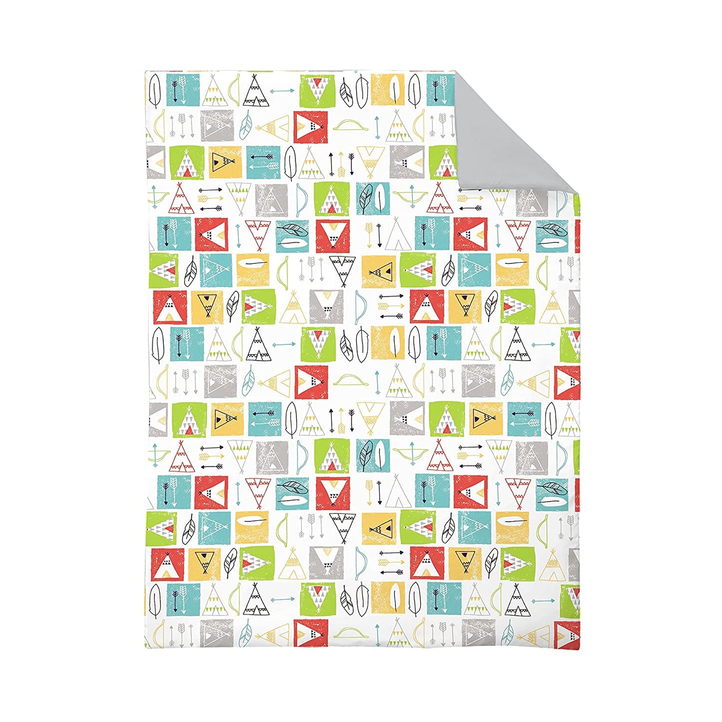 Zutano Teepee Tribal 4-Piece Toddler Bedding Set