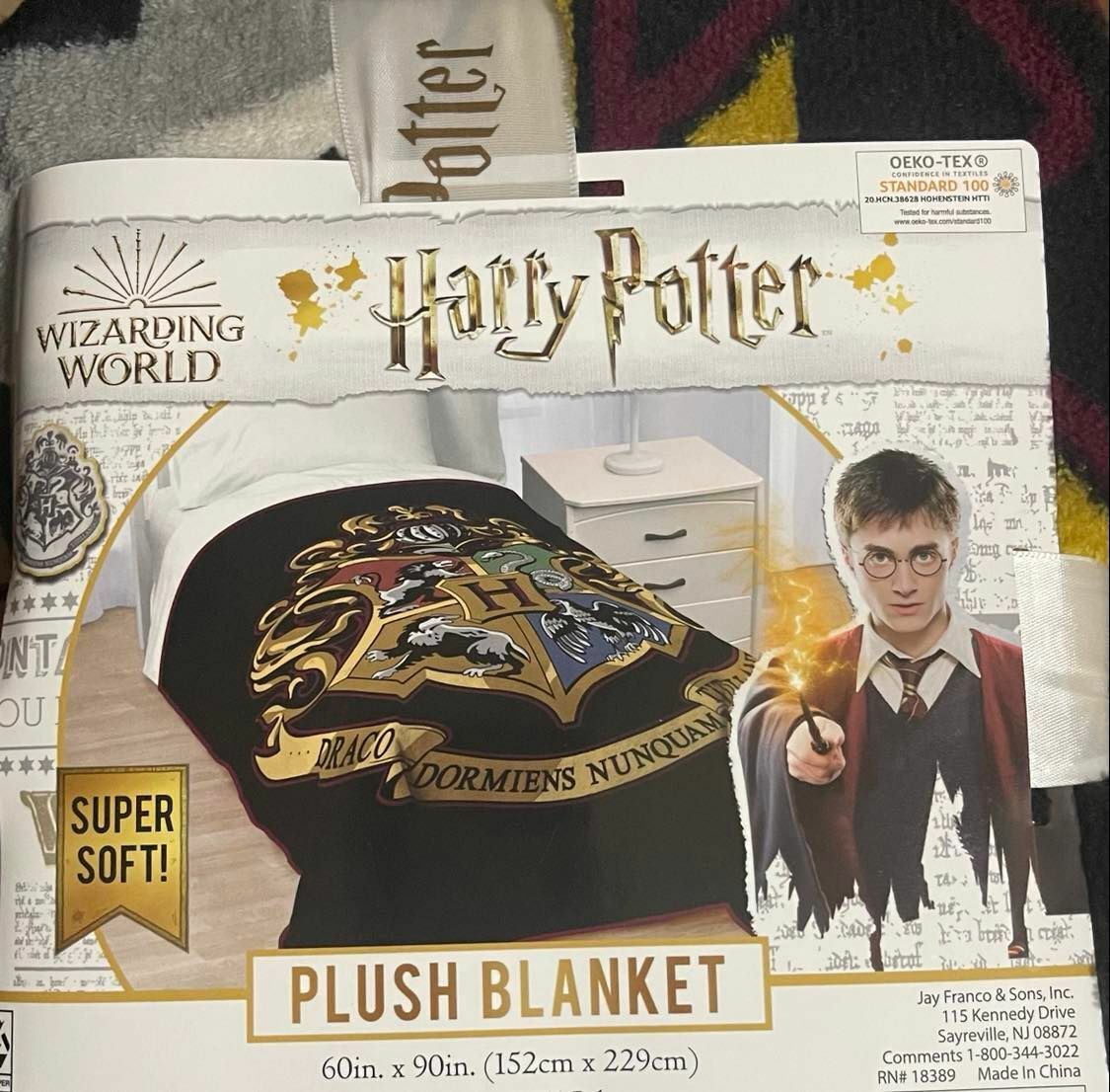 Harry Potter Wizarding World Twin Full Size Fleece Blanket 62"x90"