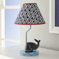 Nautica Whale of a Tale Collection Nursery Lamp and Shade