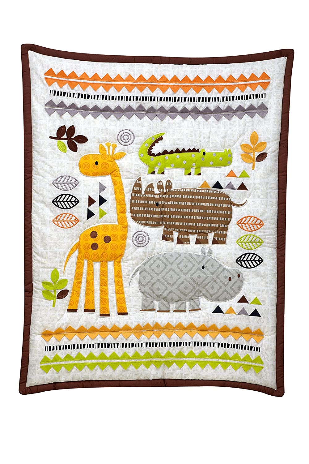 NoJo Zoobilee 4 Pieces Crib Bedding Set