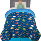 Kids Bedding Super Soft Microfiber Reversible Comforter, Twin/Full, Mario