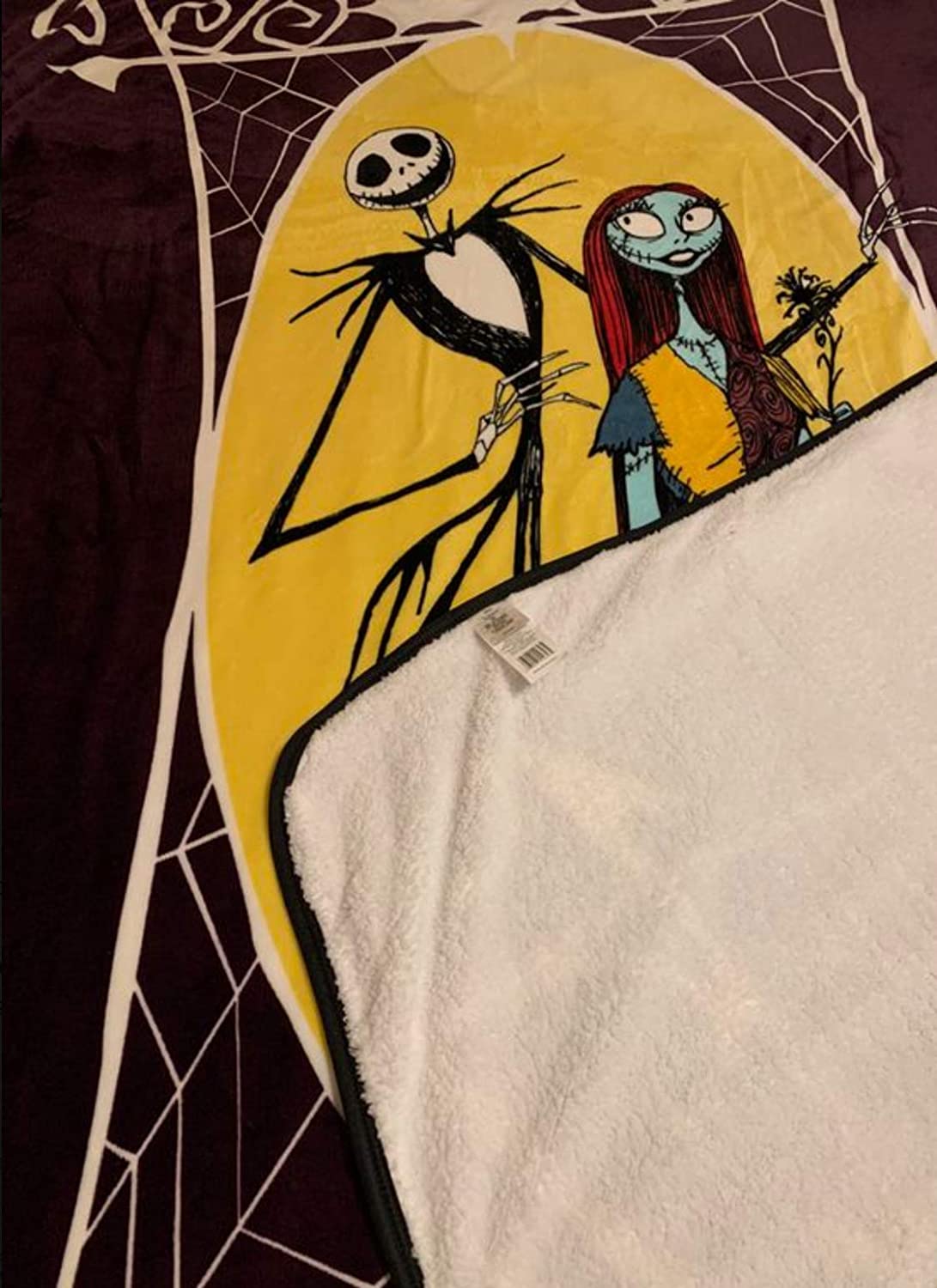 Nightmare Before Christmas NBC Twin Borrego Blanket