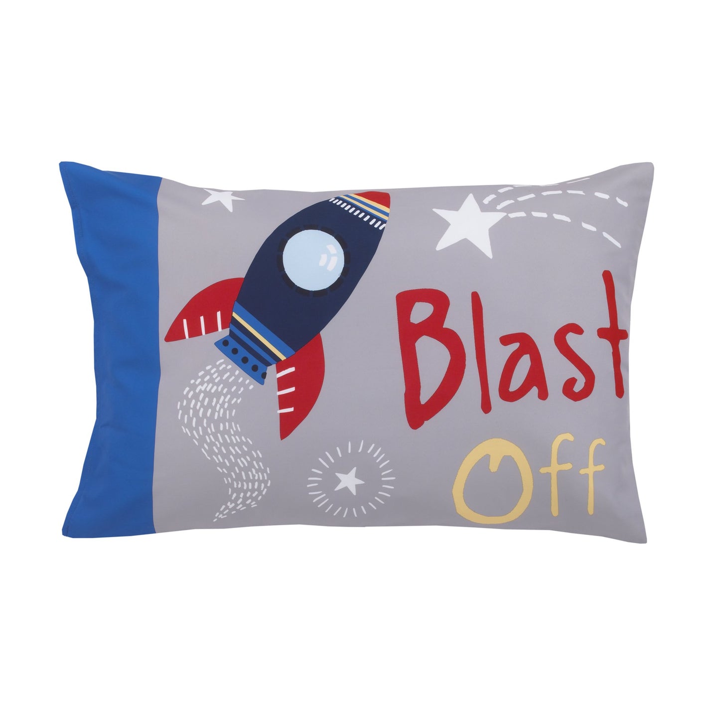 4-Piece Toddler Bedding Comforter Set, Blue, Space Astronaut