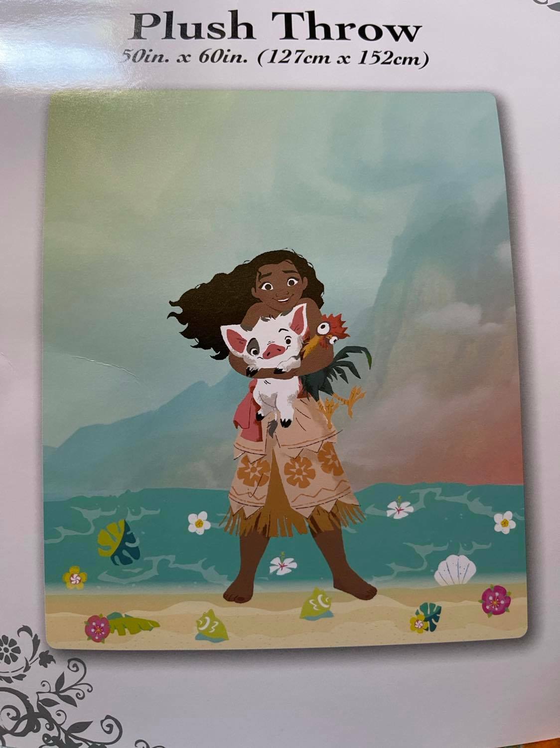 Moana & Pua Disney Baby Toddler Sherpa Throw Blanket (50”x60”)