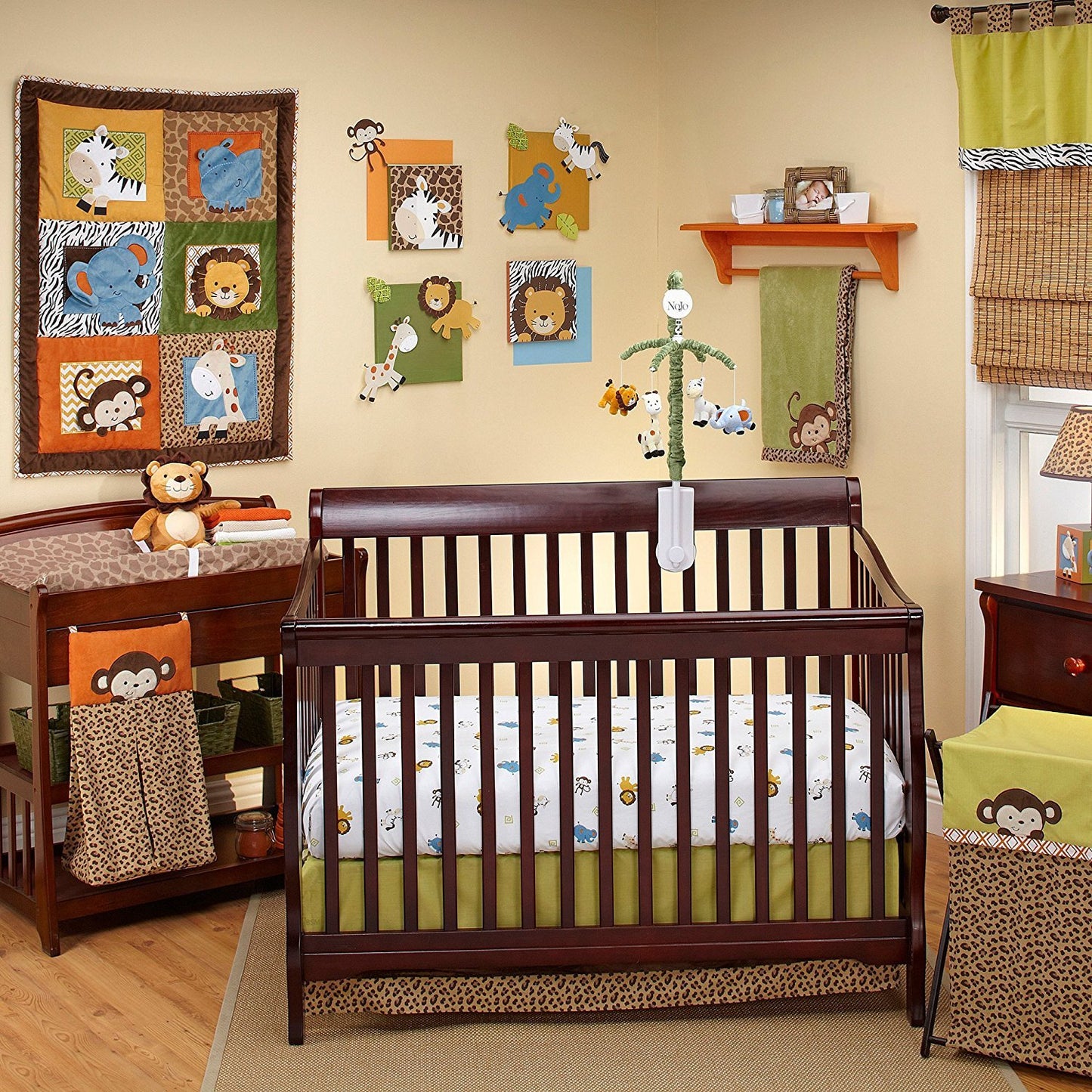Zambia Collection 4 Piece Crib Bedding Set by NoJo