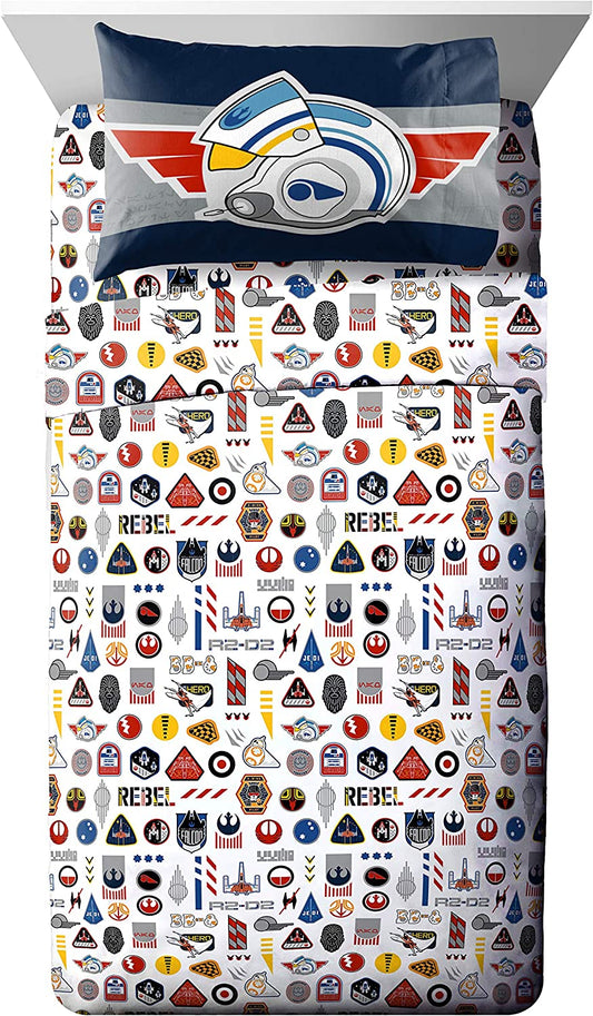 Star wars Fly Boy Twin Sheet Set 3 Pieces