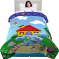 Kids Bedding Soft Microfiber Twin-Full Sized Comforter Blues Clues