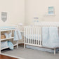 NoJo Dreamer - Aqua/Grey Butterfly 8 Piece Crib Comforter Set