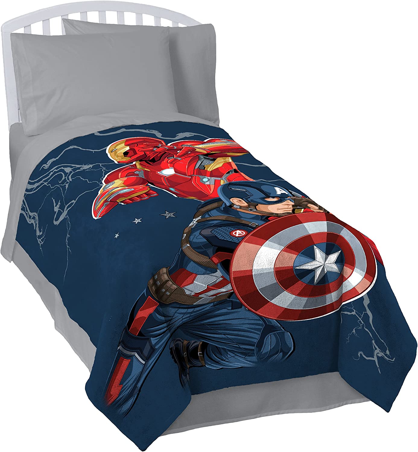 Captain America Civil War Twin Size Super Soft Fleece Blanket