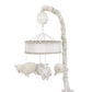 NoJo Rustic Farmhouse Gray and White Buffalo Check Piggie and Sheep Musical Mobile