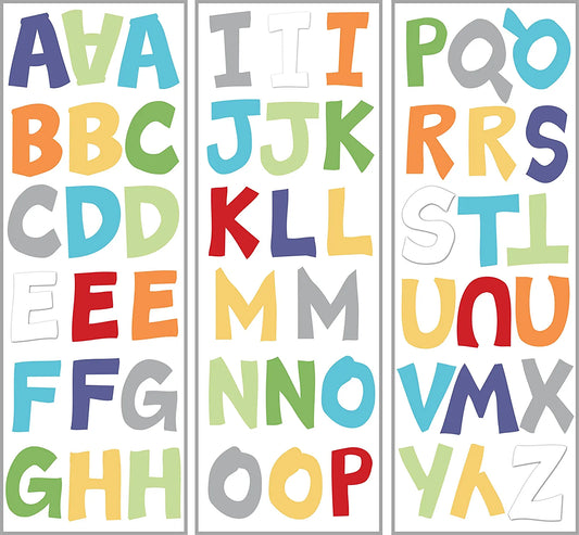 NoJo by Jill McDonald ABC with Me Wall Decals Nursery Kids Room Decor