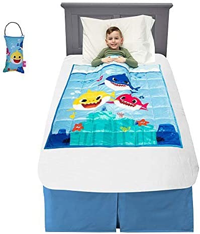 Baby Shark 4.5 Pounds Weighted Plush Blanket Throw