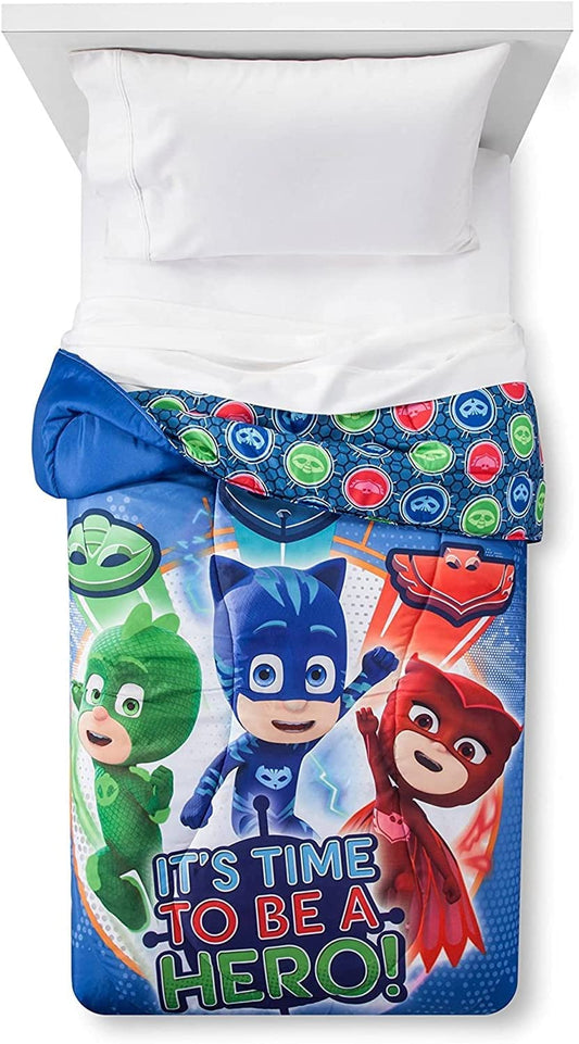 PJ Masks Twin Comforter "It"s Hero Time" Kids Bedding Comforter Only