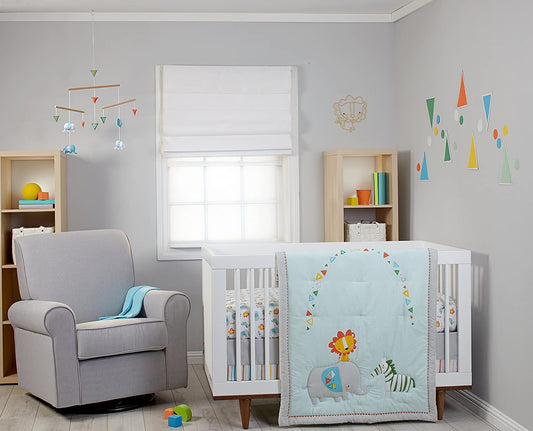 Zutano Elephant Juba 5 Piece Crib Bedding Set