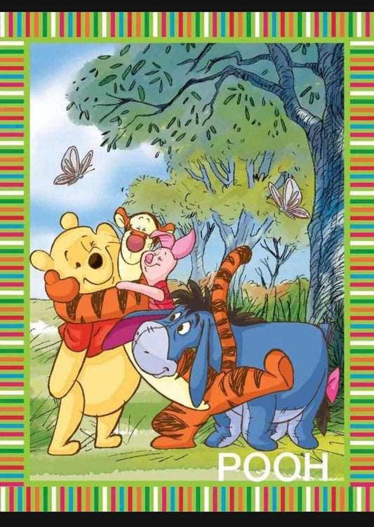 Classic Winnie The Pooh Extra Soft Plush 40"x50" Throw Blanket TT