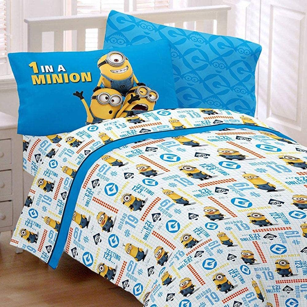 Despicable Me Once in a Minion Twin Sheet Set