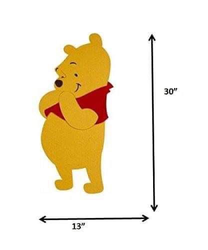 Large Disney Winnie the Pooh Felt 3D Wall Hanging Decor