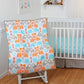 Sumersault Ikat Animals 4 Piece Unisex Nursery Crib Bedding Set