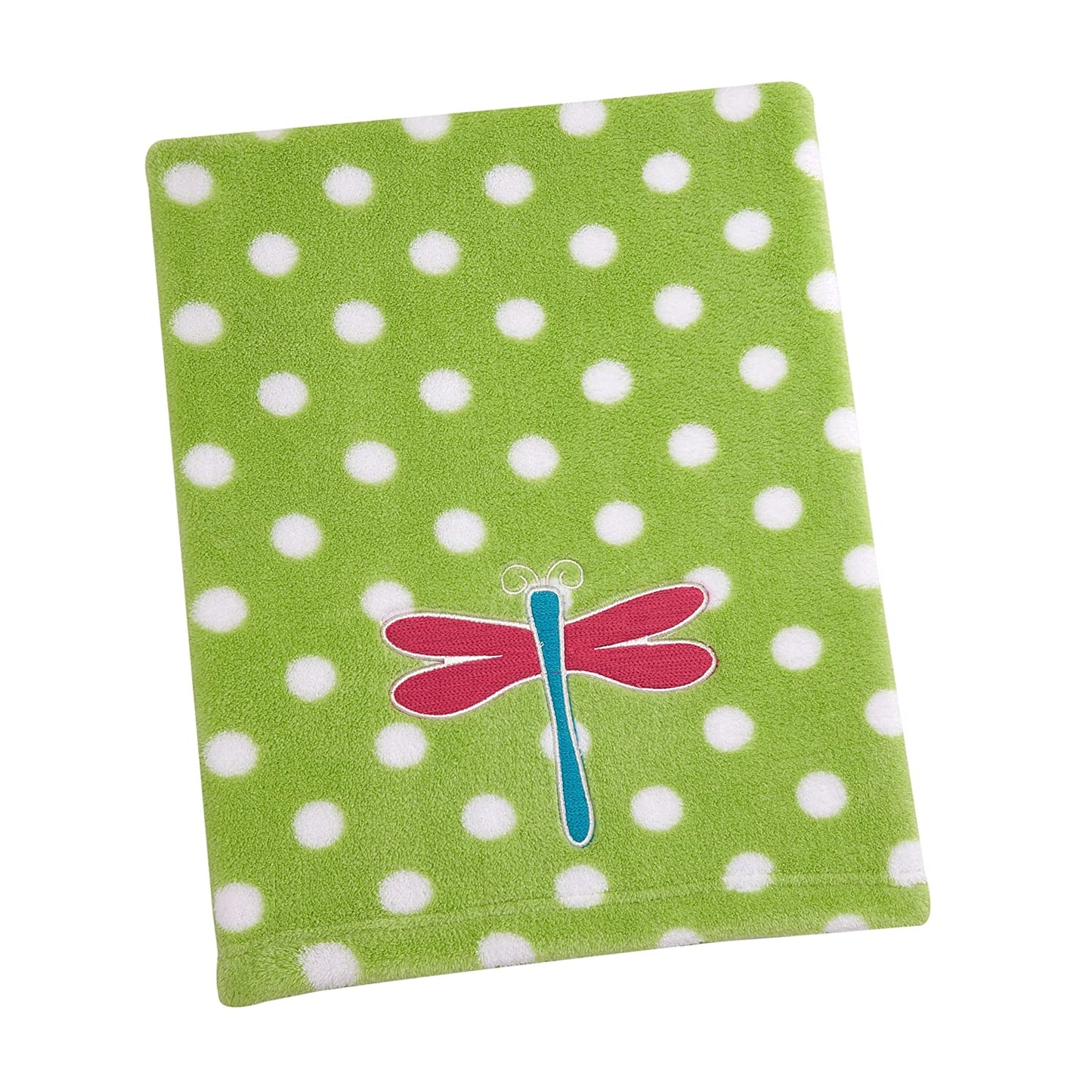 Sadie & Scout Dragonfly Baby Blanket Green